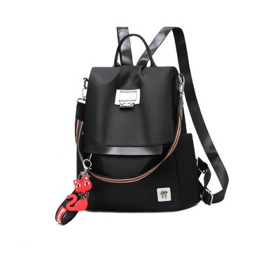 Pašreizējā sieviešu mugursoma ar īsu un garu rokturi