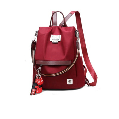 Pašreizējā sieviešu mugursoma ar īsu un garu rokturi