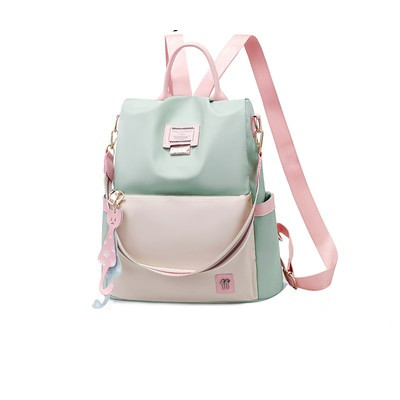 Pašreizējā sieviešu mugursoma ar īsu un garu rokturi