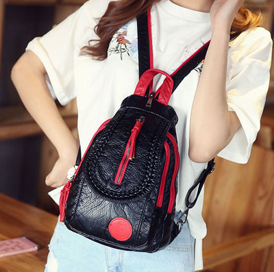 Rucsac de dama model nou cu maner si bretele din piele ecologica