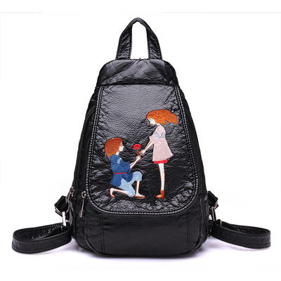 Rucsac de dama model nou cu maner si bretele din piele ecologica