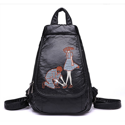 Rucsac de dama model nou cu maner si bretele din piele ecologica