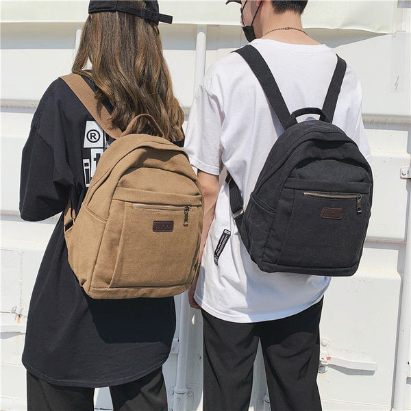 Γυναικείο σακίδιο με μπροστινή τσέπη και λαβή