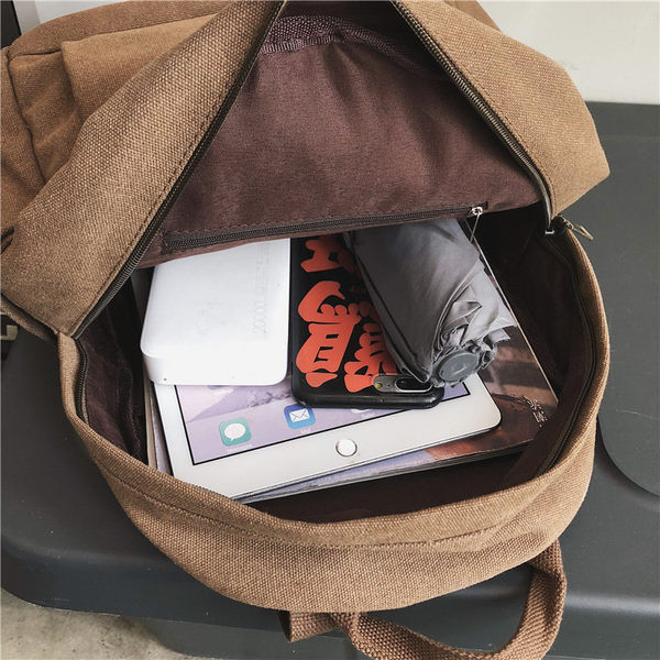 Γυναικείο σακίδιο με μπροστινή τσέπη και λαβή