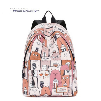 Sieviešu moderna mugursoma dažādos modeļos un rāvējslēdzējs