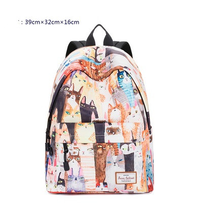 Sieviešu moderna mugursoma dažādos modeļos un rāvējslēdzējs