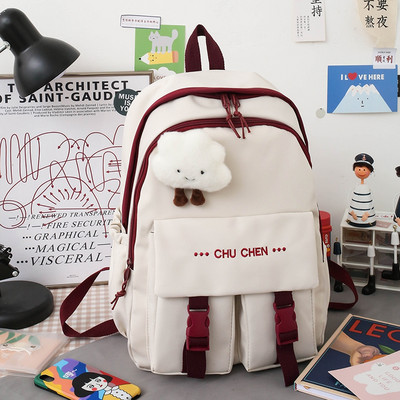 Rucsac de dama model nou cu buzunare frontale - doua compartimente