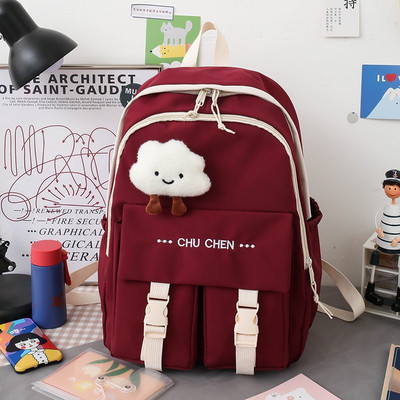 Rucsac de dama model nou cu buzunare frontale - doua compartimente