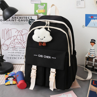 Rucsac de dama model nou cu buzunare frontale - doua compartimente