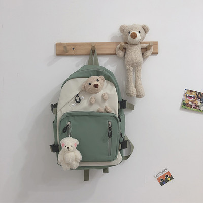 Rucsac de dama model nou cu fermoar si buzunar frontal in mai multe culori