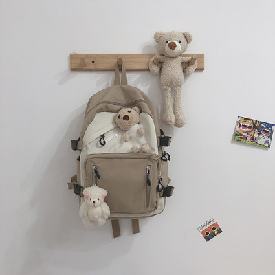 Rucsac de dama model nou cu fermoar si buzunar frontal in mai multe culori