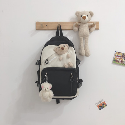 Rucsac de dama model nou cu fermoar si buzunar frontal in mai multe culori