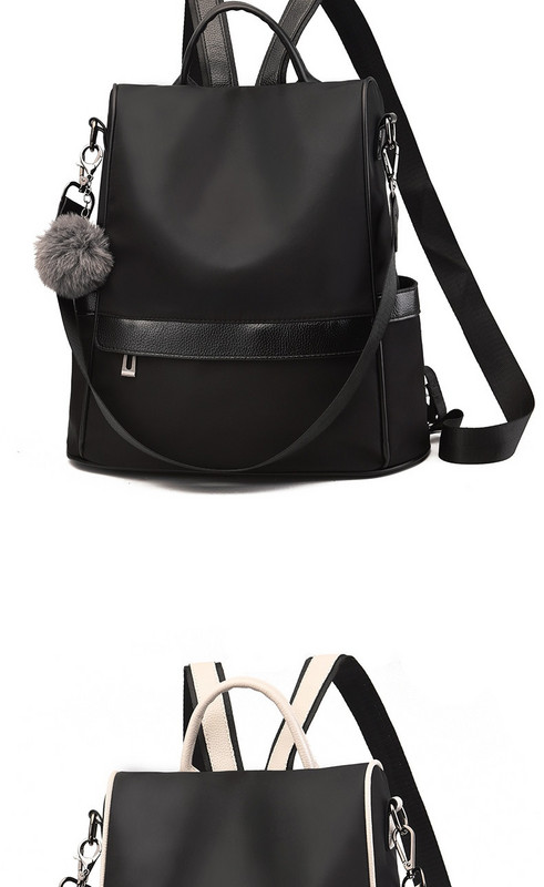 Moderna sieviešu mugursoma ar īsu rokturi un rāvējslēdzēju