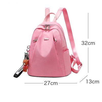 Sieviešu ikdienas mugursoma ar rāvējslēdzēju, vienkāršs modelis