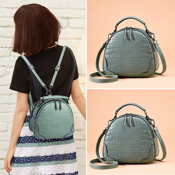 Rucsac mic de dama model nou din imitatie de piele in mai multe culori