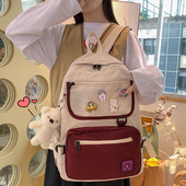 Rucsac modern de dama textil cu bretele late