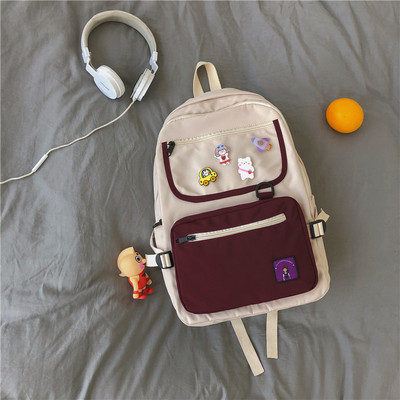 Rucsac modern de dama textil cu bretele late