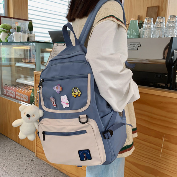 Rucsac modern de dama textil cu bretele late