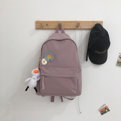 Rucsac de dama textil model nou cu accesoriu