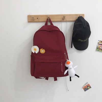 Rucsac de dama textil model nou cu accesoriu