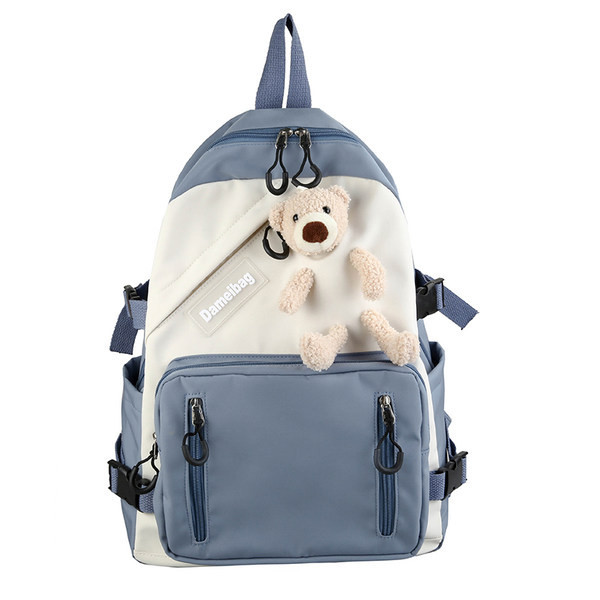 Rucsac de dama textil model nou cu accesoriu