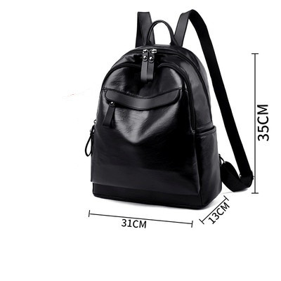 Rucsac modern de dama in doua marimi cu fermoar