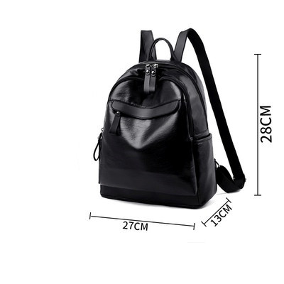 Rucsac modern de dama in doua marimi cu fermoar