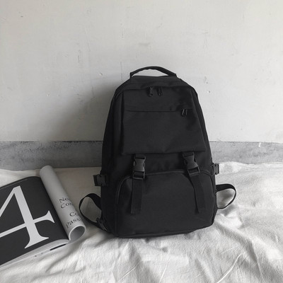 Sieviešu tekstila mugursoma melnā krāsā