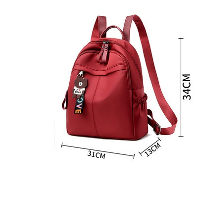 Ženski dnevni ruksak u dvije veličine običnog modela