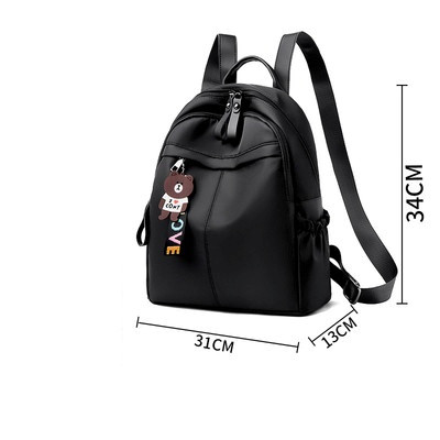 Ženski dnevni ruksak u dvije veličine običnog modela