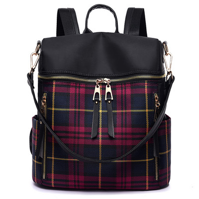 Sieviešu ikdienas mugursoma ar rāvējslēdzēju un plecu rokturi