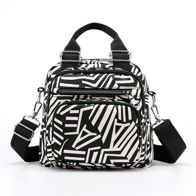 Ikdienas sieviešu mugursoma ar aplikāciju un kabatām