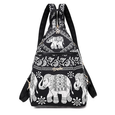 Jauna modeļa sieviešu mugursoma ar krāsu aplikāciju