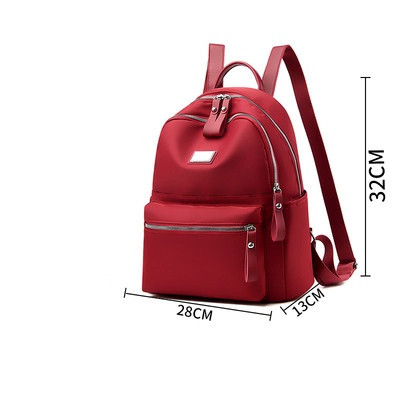 Mūsdienīga sieviešu mugursoma ar priekšējo kabatu un sprādzi divos izmēros