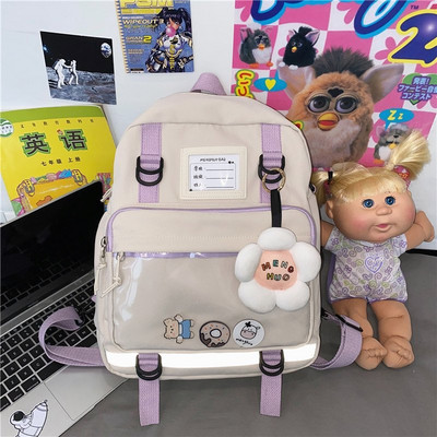 Rucsac de zi cu zi pentru femei cu element 3D - mai multe culori