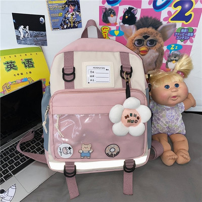 Rucsac de zi cu zi pentru femei cu element 3D - mai multe culori