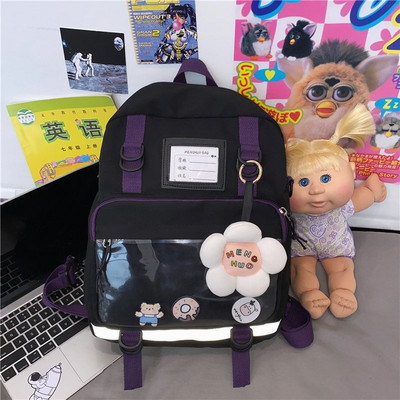 Rucsac de zi cu zi pentru femei cu element 3D - mai multe culori