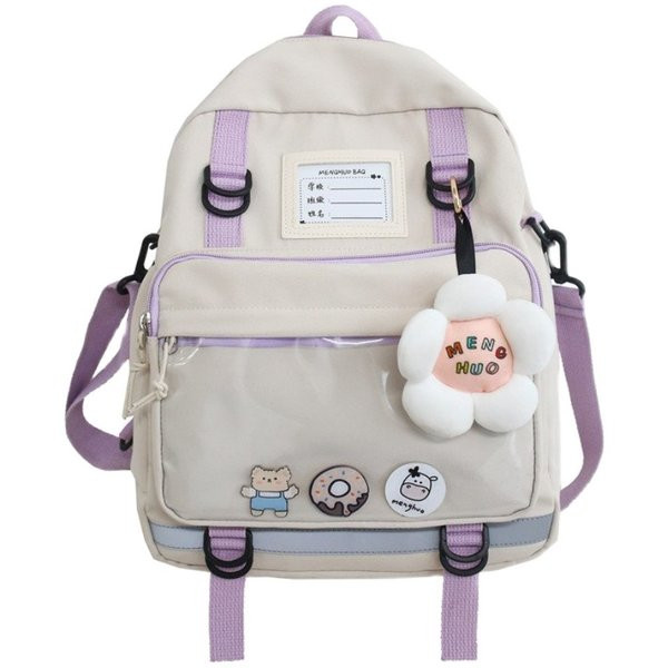 Rucsac de zi cu zi pentru femei cu element 3D - mai multe culori