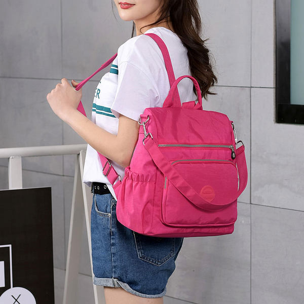 Ūdensizturīga sieviešu tekstila mugursoma vairākās krāsās