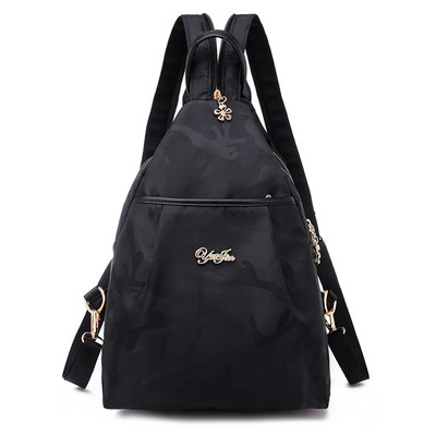 Rucsac textil pentru femei de zi cu zi în trei culori