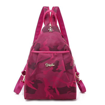 Rucsac textil pentru femei de zi cu zi în trei culori