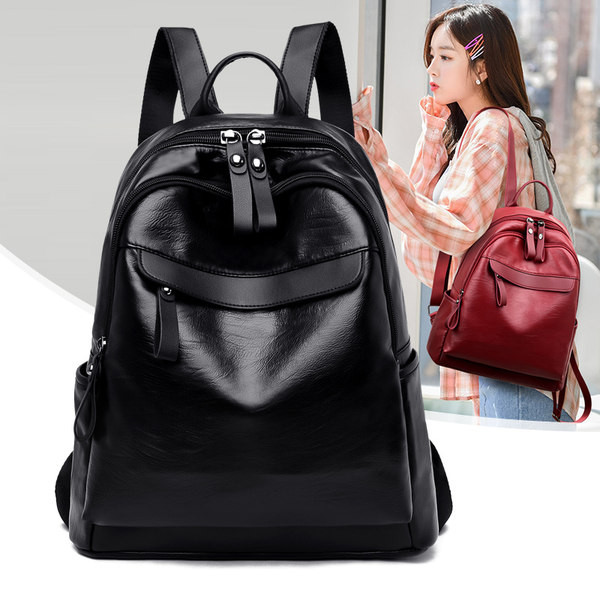 Sieviešu mugursoma no tīras eko ādas