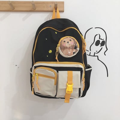 Sieviešu mugursoma ar rāvējslēdzēju un priekšējo kabatu