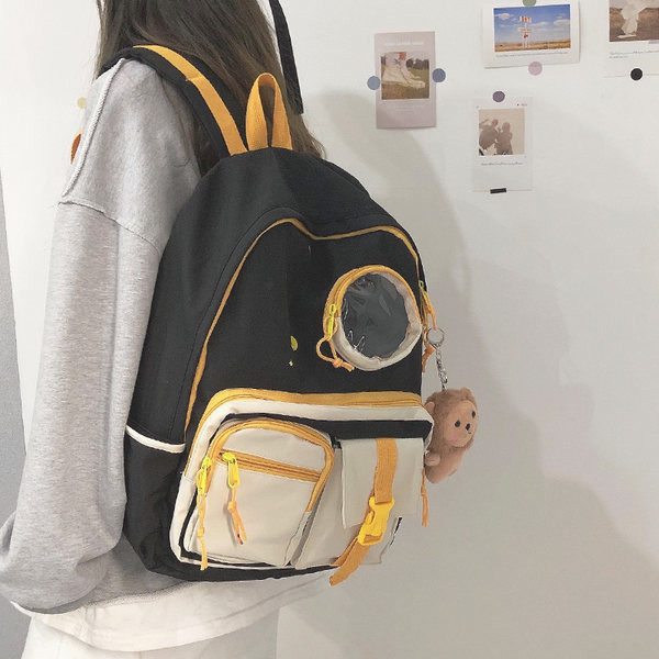 Sieviešu mugursoma ar rāvējslēdzēju un priekšējo kabatu