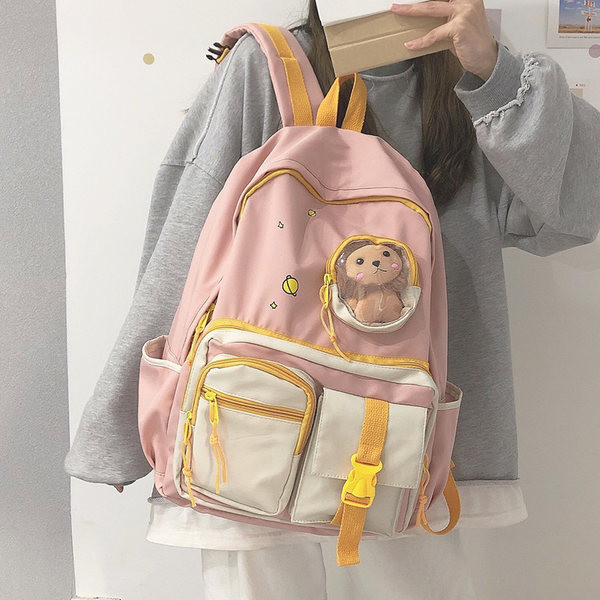 Sieviešu mugursoma ar rāvējslēdzēju un priekšējo kabatu