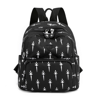 Neformālas krāsas sieviešu mugursoma ar priekšējo kabatu