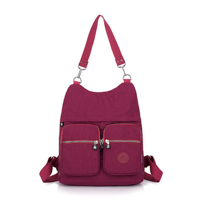 Sieviešu mugursoma ar priekšējām kabatām - piemērota ceļojumiem