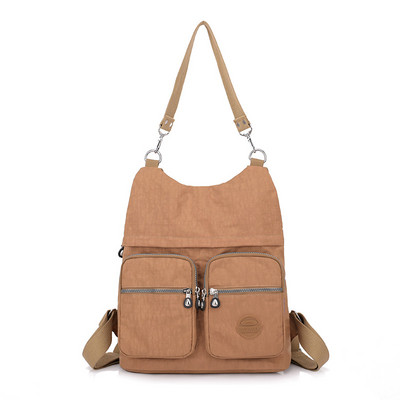 Sieviešu mugursoma ar priekšējām kabatām - piemērota ceļojumiem