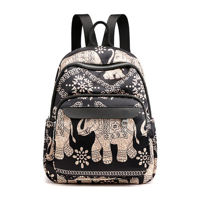 Jauna modeļa sieviešu mugursoma ar aplikāciju un plecu rokturiem