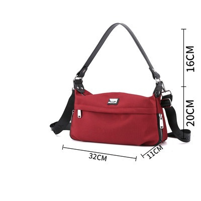 Geanta casual de dama cu buzunar frontal model simplu